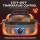 thumbnail image 3 of Horno asador eléctrico SUNVIVIPRO de 28 cuartos de acero inoxidable, 3 of 7