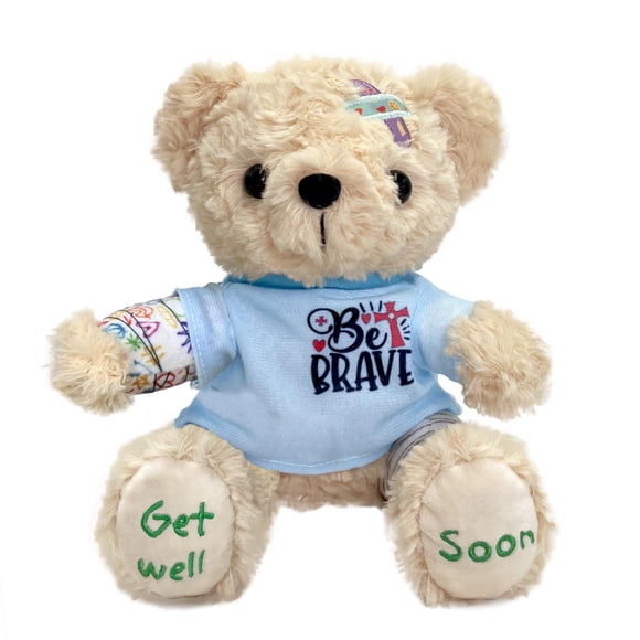 Oso de peluche SHEEN Cuddly Get Well Soon con molde de 20 cm