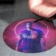 thumbnail image 4 of Alfombra Redonda de Fleece de Coral Temática Kylian Mbappé 60 cm, 4 of 6