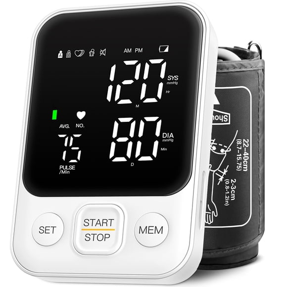 Monitor de presión arterial DOUHAO para la parte superior del brazo con memoria 240