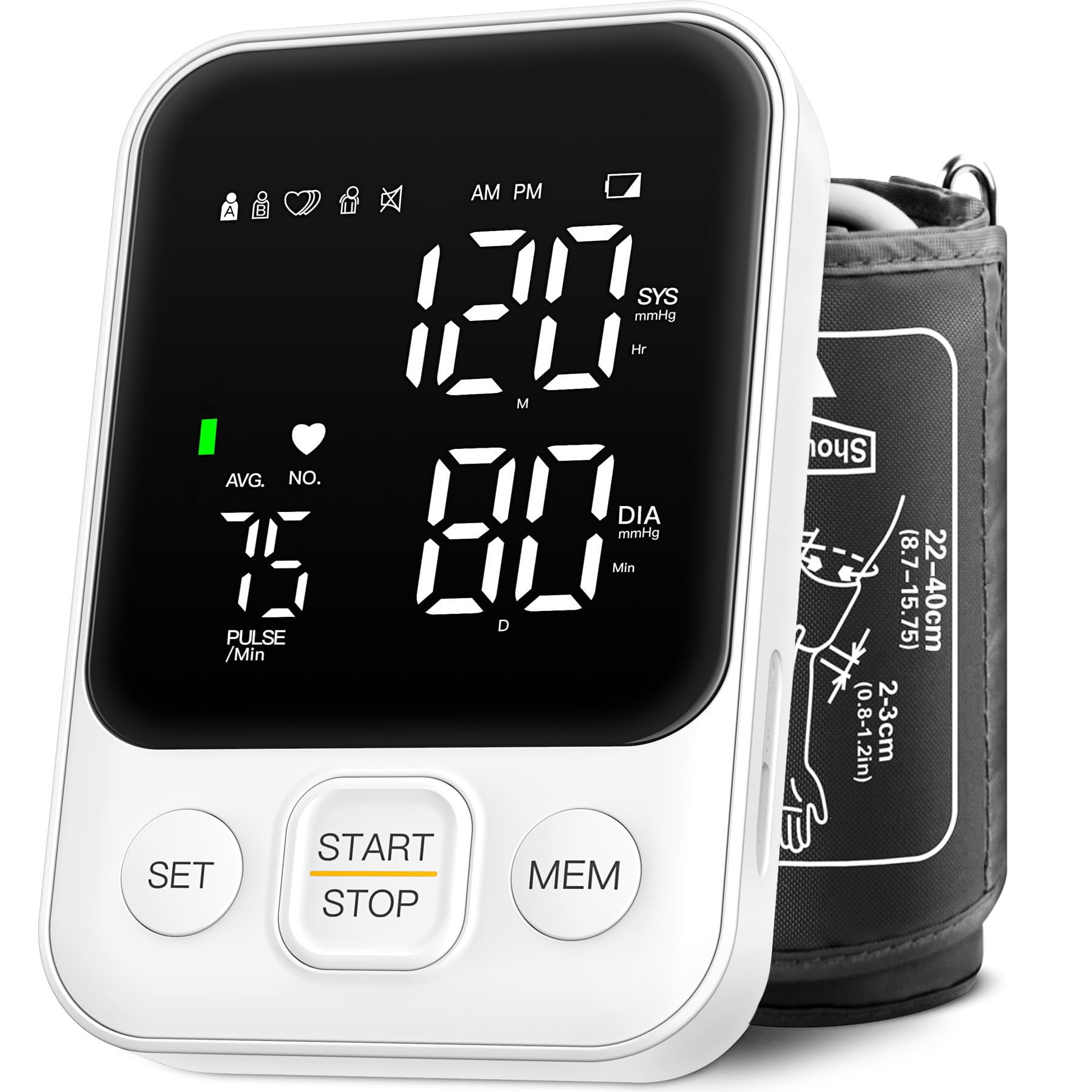 Monitor De Presión Arterial Douhao Para La Parte Superior Del Brazo Con Memoria 240