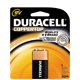 thumbnail image 1 of Pila Alcalina DURACELL 9V Paquete de 1, 1 of 7