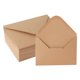 thumbnail image 1 of Sobres Janvale 10 × 15 cm 50 unidades marrón kraft con solapa en V, 1 of 6