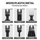 thumbnail image 3 of Hojas de sierra oscilantes LEILUO, paquete de 81 para metal, madera y plástico, 3 of 3