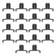 thumbnail image 1 of Clips para vasos Ernst Manufacturing 3/8" paquete de 15 negro, 1 of 4