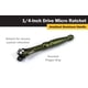 thumbnail image 2 of Ratchet Titan Tools 11324, disco de 1/4 pulgadas x 90 dientes, verde, 2 of 7
