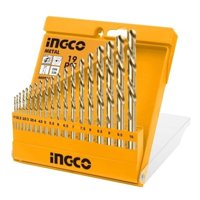 Set Brocas Para Metal 19 Piezas 1-10Mm Ingco Akdb1195