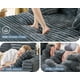 thumbnail image 2 of Chaise Lounge VanAcc tapizado de felpa de 135 cm, color gris, 2 of 3