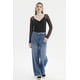 thumbnail image 4 of Polera Mujer Escote Recogido Negro, 4 of 4