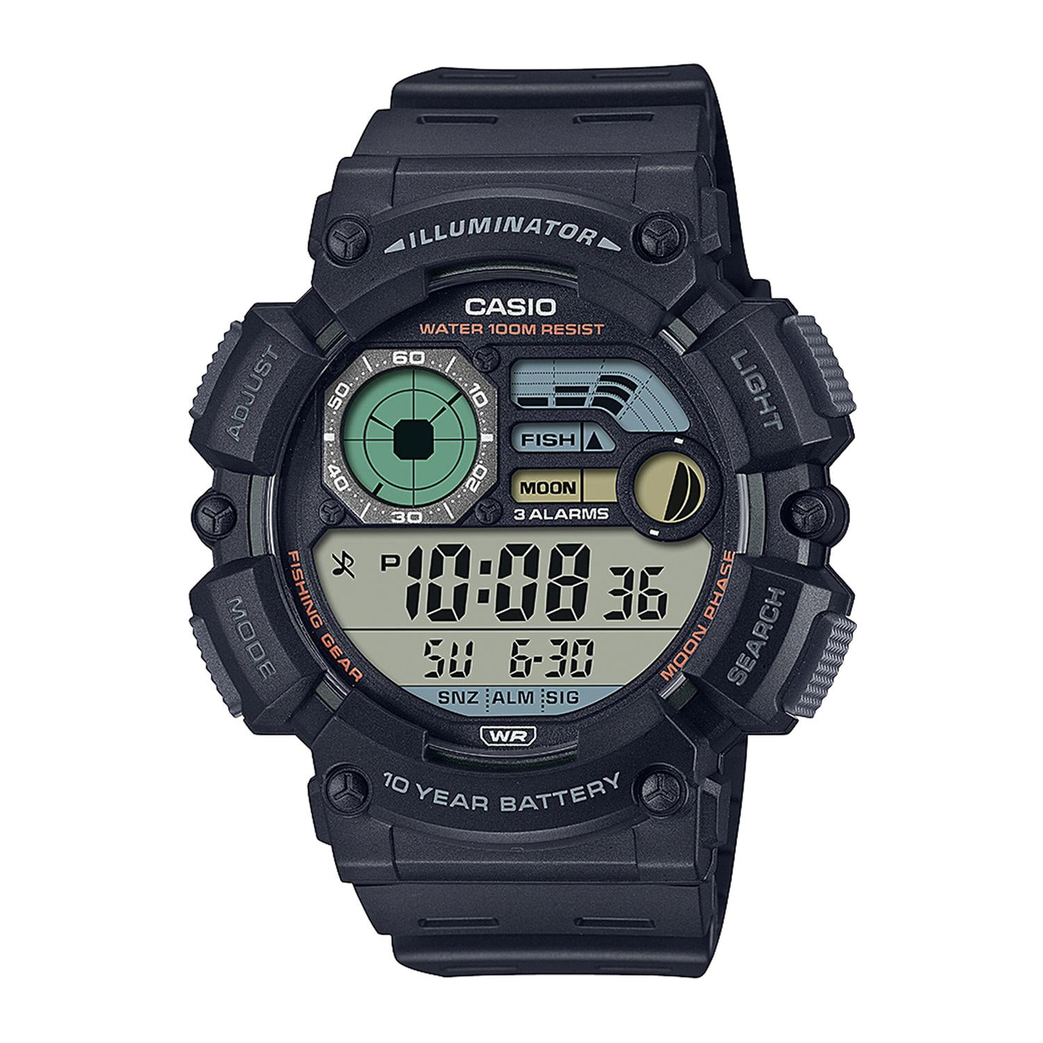 Reloj Casio Ws-1500h-1avdf Resina Hombre Negro Negro