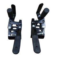 Magideal - 1 Par De Palancas De Embrague De Freno Flexibles Y Resistentes Para Freno De Mano De Silla De Ruedas.