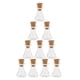 thumbnail image 2 of 10 Piezas Triángulo Corcho Deseando Botella Collar Botella De Vidrio DIY Colgante Transparente, 2 of 3