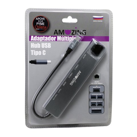 Amazing - Adaptador Hub Multipuertos Tipo C 8 En 1