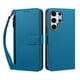 thumbnail image 1 of Funda Tipo Billetera para samsung galaxy S25 Ultra con Soporte y Bolsillo con Cierre Azul, 1 of 1