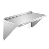 Prochef - Repisa Mural 60X30 Cm. Acero Inoxidable Liso