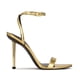 thumbnail image 2 of Sandalia de tacón Nine West Reina3 para mujer, dorada metalizada 710, 2 of 2