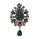 thumbnail image 3 of Broche Pin Accesorios De Estilo Retro Cárdigan Ropa De Regalo Broches De Mujer Alfileres Verde, 3 of 5