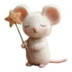 thumbnail image 1 of Figura En Miniatura De Ratón De Fieltro Hecho A Mano Con Estrella Para Regalo De Cumplea?os O Fiesta Navide?a, Estilo E, 1 of 5