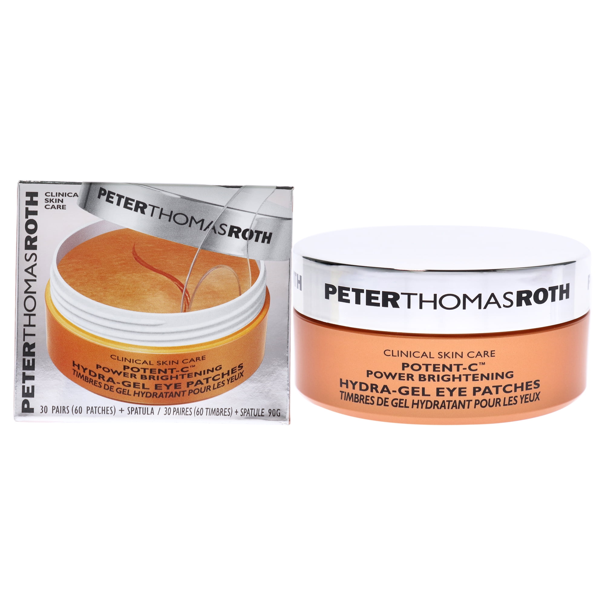 Peter Thomas Roth - Parches Para Ojos De Hidra-gel Iluminador Potentes-c De Para Unisex - Parches De 60 Piezas