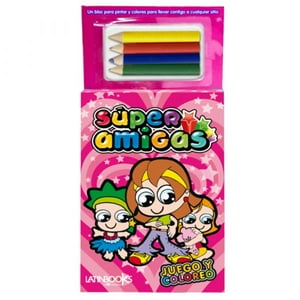Latinbooks - Libro Súper Amigas - Rosa