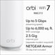 thumbnail image 2 of Sistema Mesh WiFi 7 NETGEAR Orbi RBE373 3 Unidades 6000 sq ft, 2 of 3