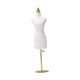 thumbnail image 4 of Vestido De Mu?eca Forma De Costura De Estante Mannequín Para Escaparate De Dise?o De Disfraces Mostrando M Y Gold Base, 4 of 5