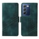 thumbnail image 1 of Carcasa FOXDOCK Vivo V40SE 5G de cuero PU, diseño acolchado clásico, protección contra caídas y rayones, 1 of 5