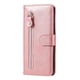 thumbnail image 3 of Funda con Cremallera para Samsung Galaxy S25 Ultra, Carcasa Cartera de Cuero PU con Soporte y Tarjetero, 3 of 6