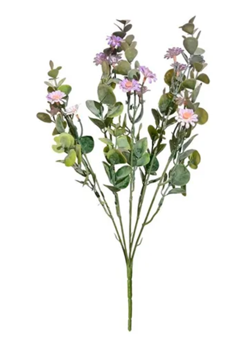 Genérico - Flor Eucalipto Artificial Vara Frondosa Colores