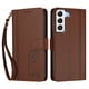 thumbnail image 3 of Funda Cartera Trébol para Samsung Galaxy S22 Plus con Ranuras Tarjetas y Carga Inalámbrica Marrón, 3 of 6