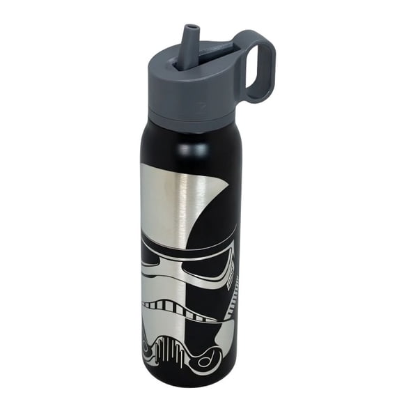 Botella Metalica Gancho Black Star Wars 1
