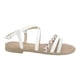 thumbnail image 1 of Sandalia Chalada Mujer Call-26 Blanco Plana, 1 of 4