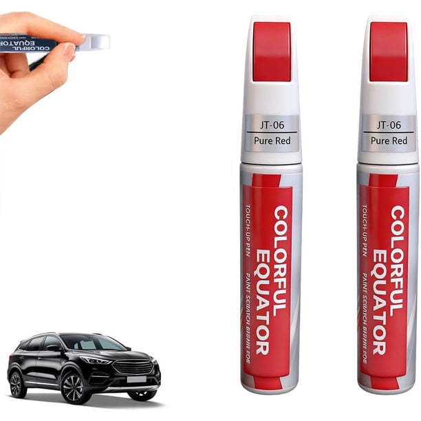 Bolígrafos retoque pintura coche 2 uds reparación arañazos profesional automotriz secado rápido fácil