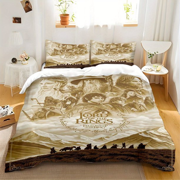 3pcs Bedding setbedding cushion cover The Lord of the Rings Bedding soft polyester