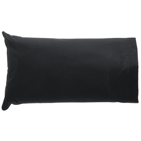 Sueño Blanco - Set 2 Fundas Para Almohada 50X70 C/U Color Negro