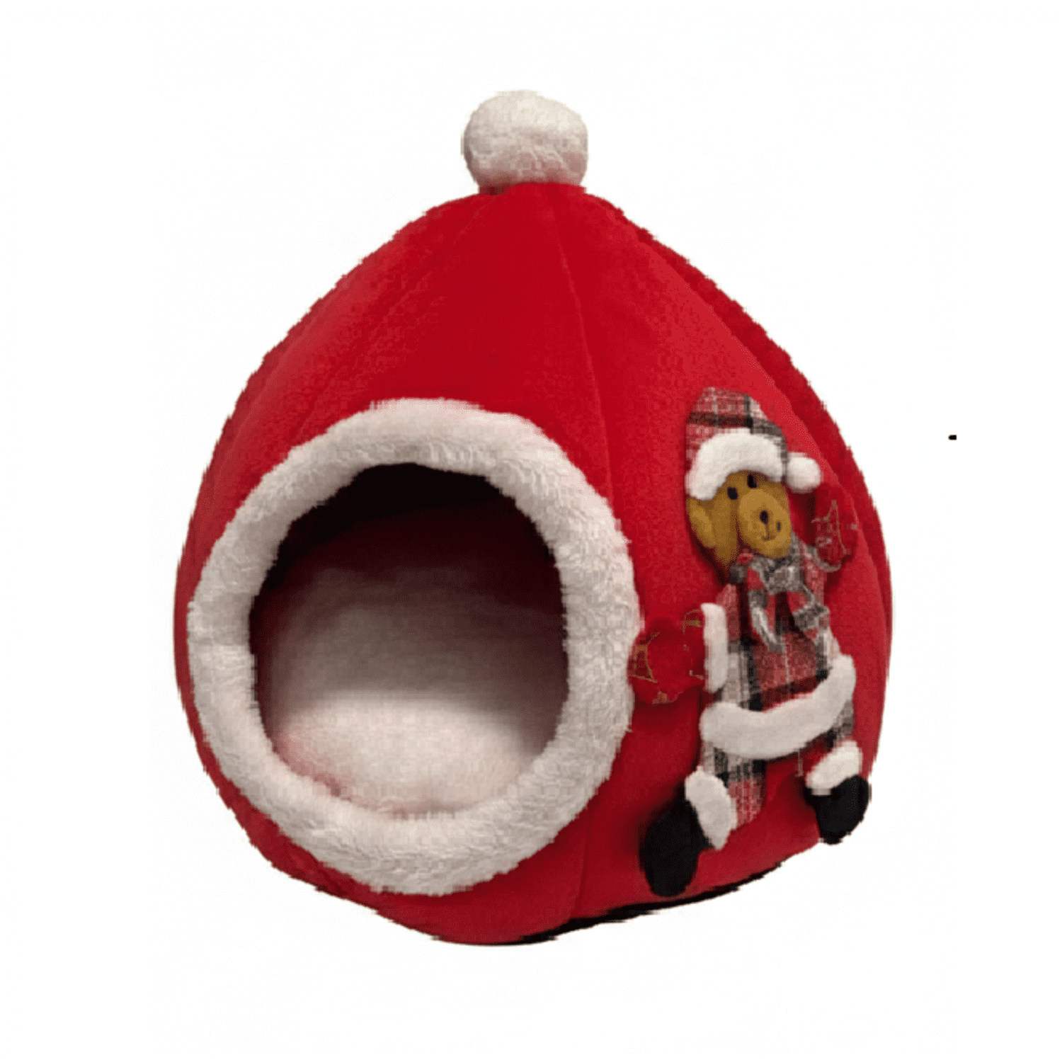 Genérico - Cama Mascota Nido Oso Color Rojo
