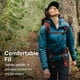 thumbnail image 5 of Mochila de viaje Osprey Fairview 55L para mujer Zircon Red, 5 of 9