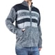 thumbnail image 2 of Chaleco Sweater Frisado Hombre Cuello Alto Cierre 2113, 2 of 5