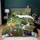 thumbnail image 1 of ed Frog Bedding SetDuvet Cover Comforter Bed Set Quilt Cover Pillowcase Boys Girls Adults, 1 of 5