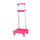 thumbnail image 3 of Carretilla De Mano Plegable Con Dos Ruedas, Carrito De Compras Multifuncional, Color Rosa, 3 of 3