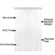 thumbnail image 2 of Cortina de ducha Barossa Design Short 180 x 168 cm PEVA, 2 of 7