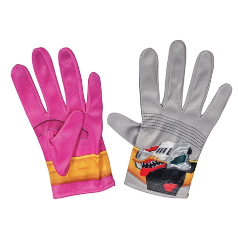Guantes De Disfraz Disguise Power Rangers Dino Fury Pink Ranger