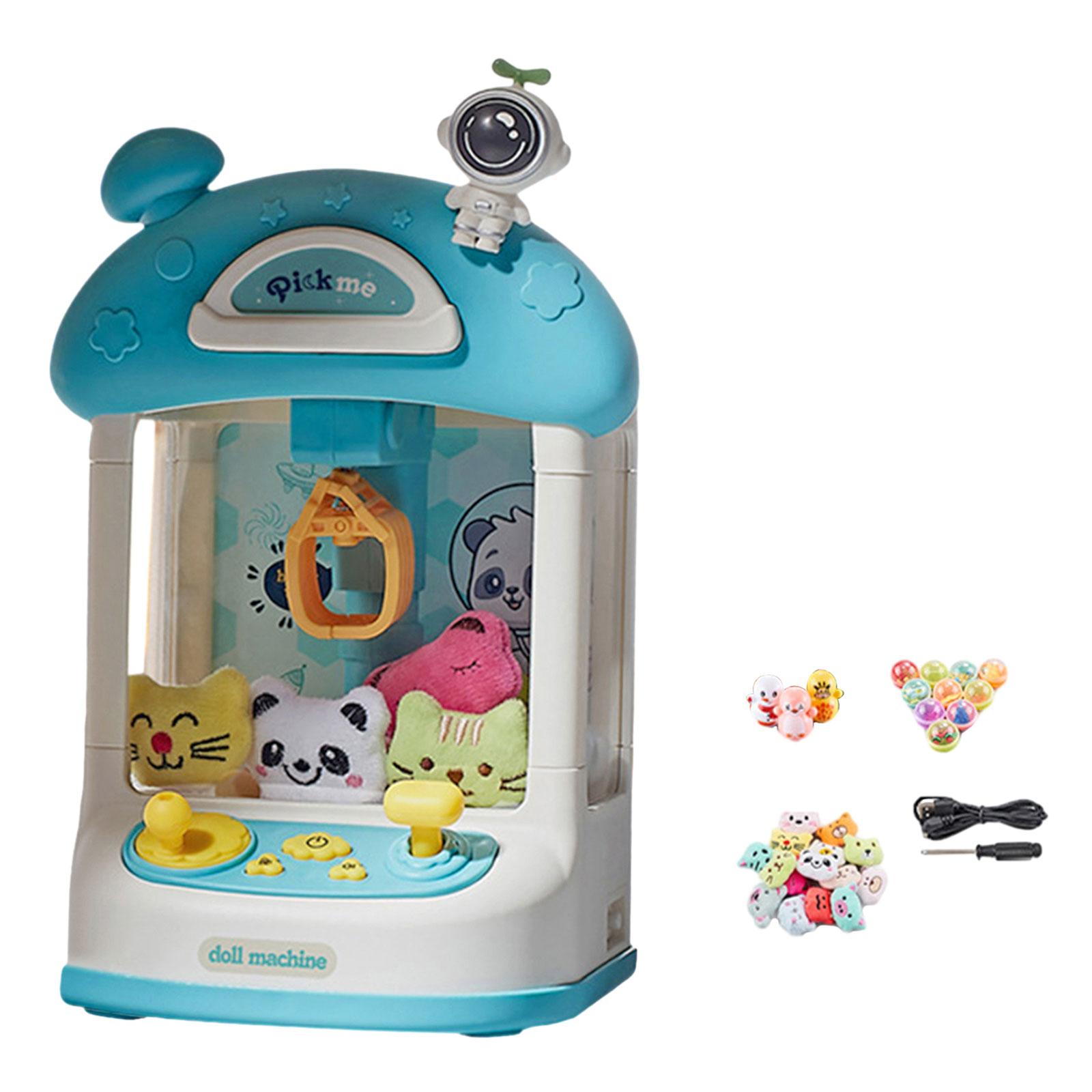 Bothyi - Máquina De Juego De Garra Para Niños Y Niñas, Juguete Expendedor De Regalos Navideños De Interior, Verde, 20 Muñecas