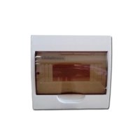 Globaltronics - Tablero Sobrepuesto Din Plastico 8 Posiciones