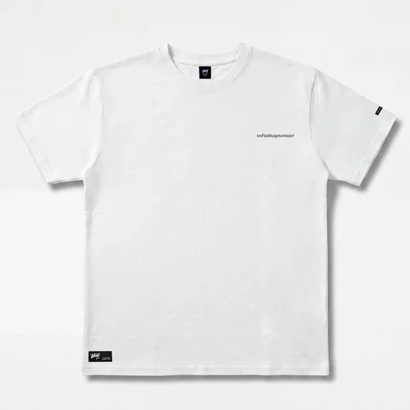 Polera Hombre Classic Tiny Icon White Whatup