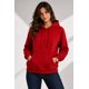 thumbnail image 1 of Poleron Canguro Basico 500g Mujer Con Capucha Bordar 60/40 Xl Rojo Liso, 1 of 3