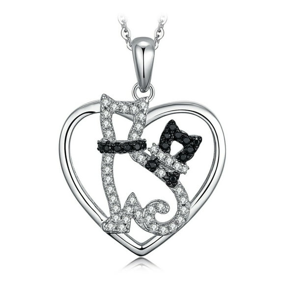 Collar dos gatos plata 925