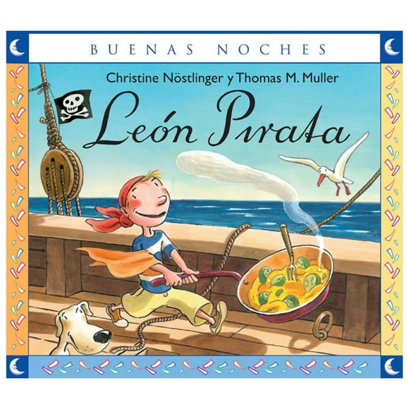 León Pirata - Colección Buenas Noches blanco