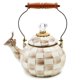 thumbnail image 1 of Tetera MACKENZIE-CHILDS Mocha Check con Silbido, 1 of 6