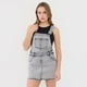 thumbnail image 2 of Jardinera Mujer Falda Mujer Gris Corona, 2 of 5